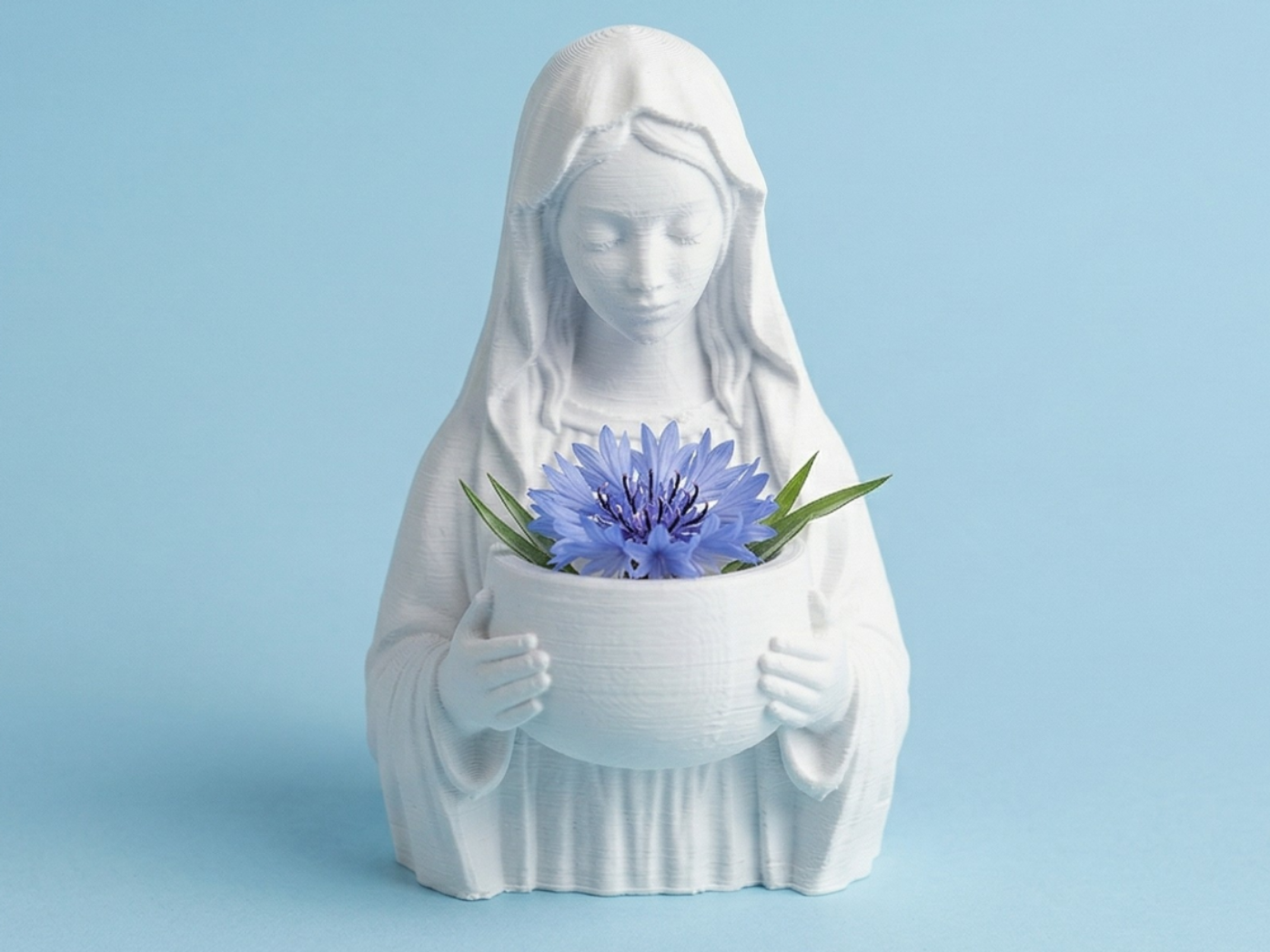 Virgin Mary Planter – Decorative Flower Pot