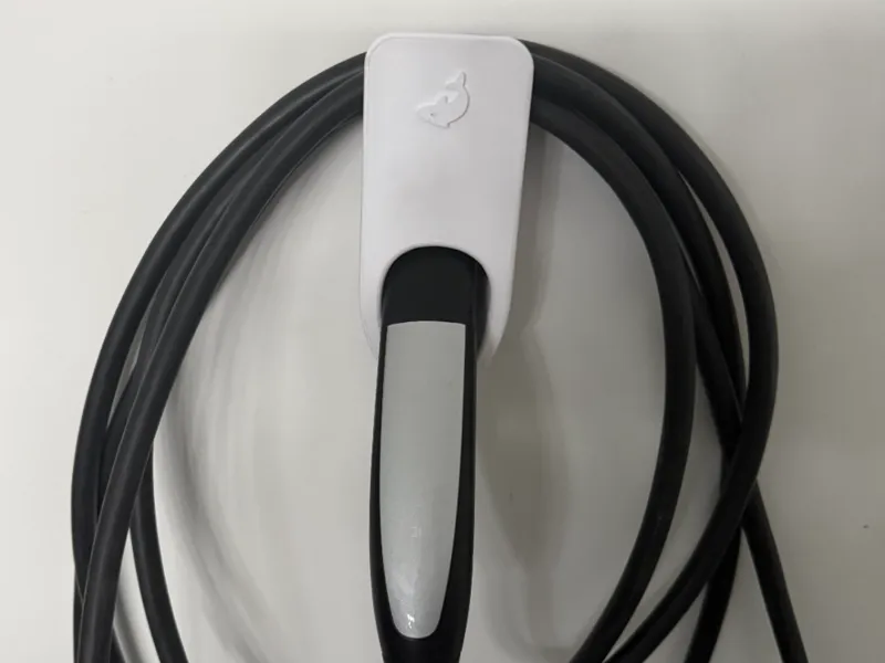 Tesla Charger Holder w/ Whale Logo