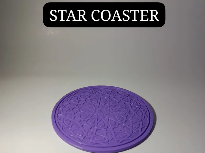 Star Coaster (can be used for decoration)