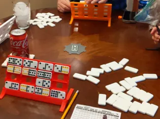 Dominoes Holder