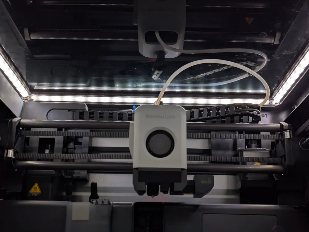 Riser Diffuser X1C Ultra Slim LED Riser - LED Diffuser - Free 3D Print Model - MakerWorld