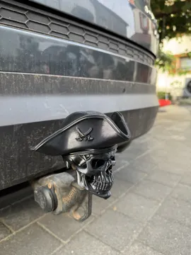 Adorno temático: Booty Pirate Skull Tow Hitch Cover — vista de referencia 5