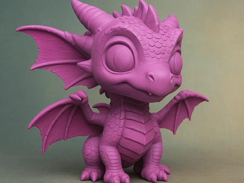 Little cute baby dragon