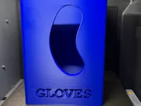 Ignite XL 90 gloves box holder secured using square magnets