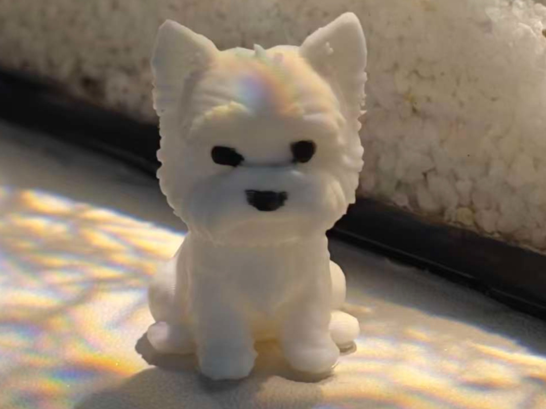 Miniatura 1 do modelo 3D Q版微缩小动物系列（西高地、短毛猫、雪纳瑞）