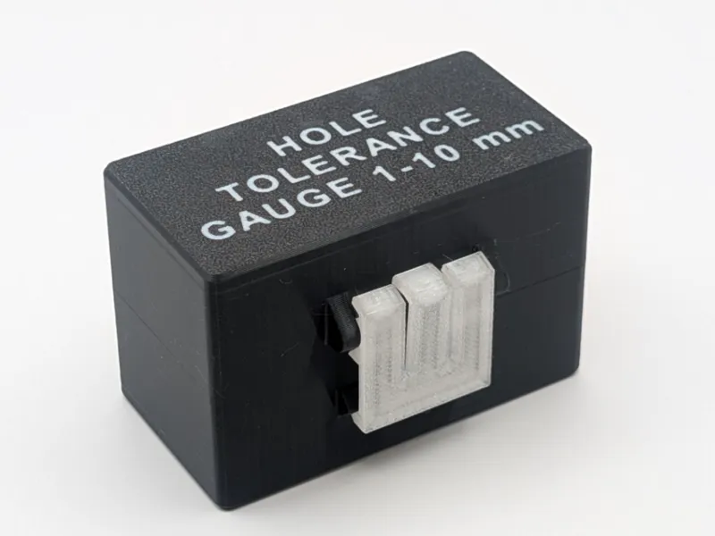 Latching Box for Tolerance Gauge - Hole version