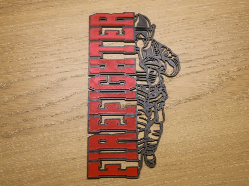 Firefighter Schild