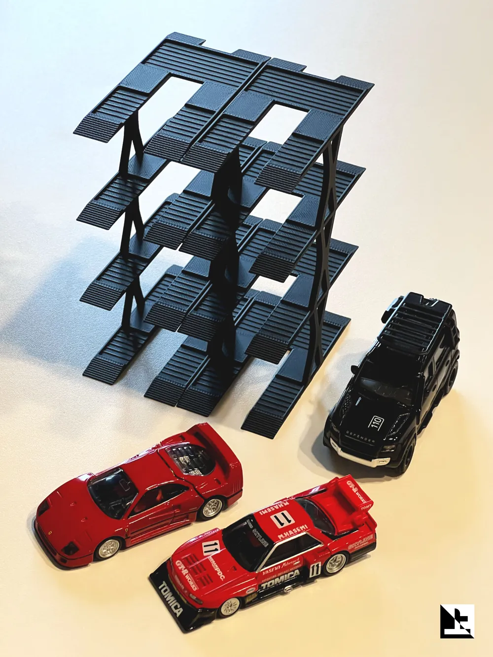 1:64 Miniature Car Multi-Story Parking Garage - Version 1.0 (Hot Wheels ...