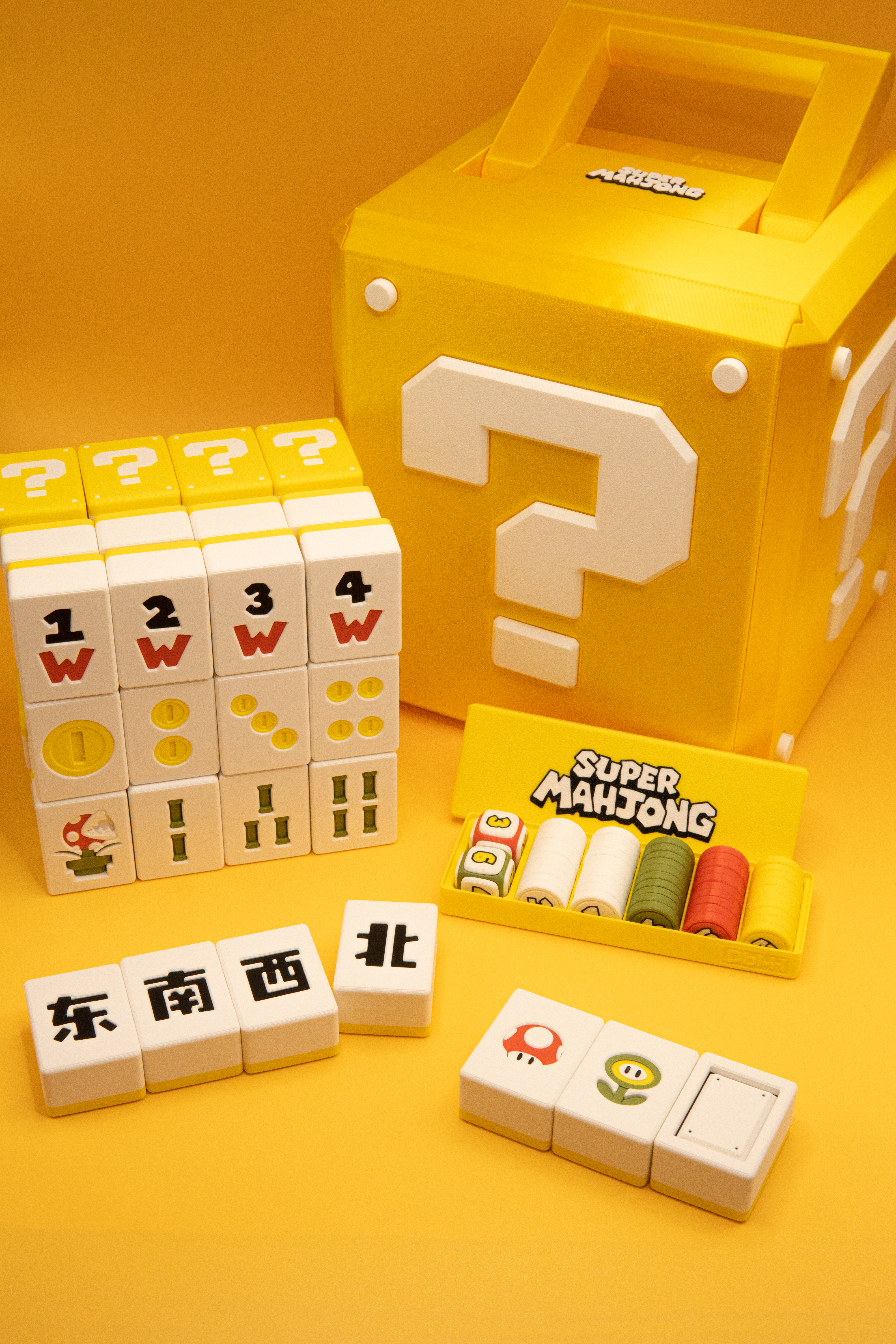 Miniatura 2 do modelo 3D 超级马里奥麻将 | 144张 | 单色或多色可打