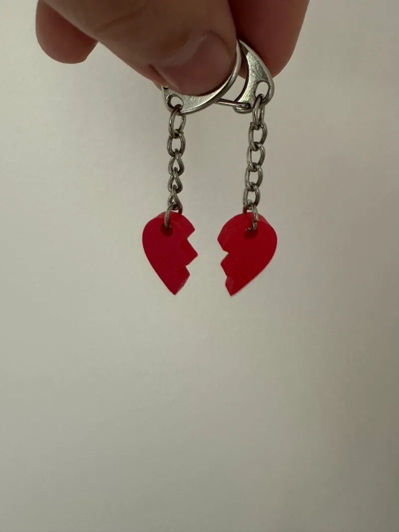 Heartshaped Keychain - Splitted Version