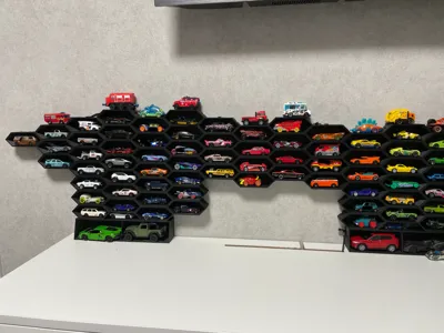 Modular Hex 1/64 Car Display Shelf/Box