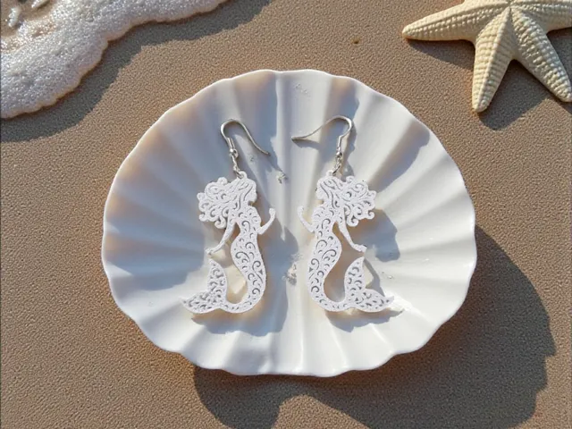 Tribal mermaid earrings