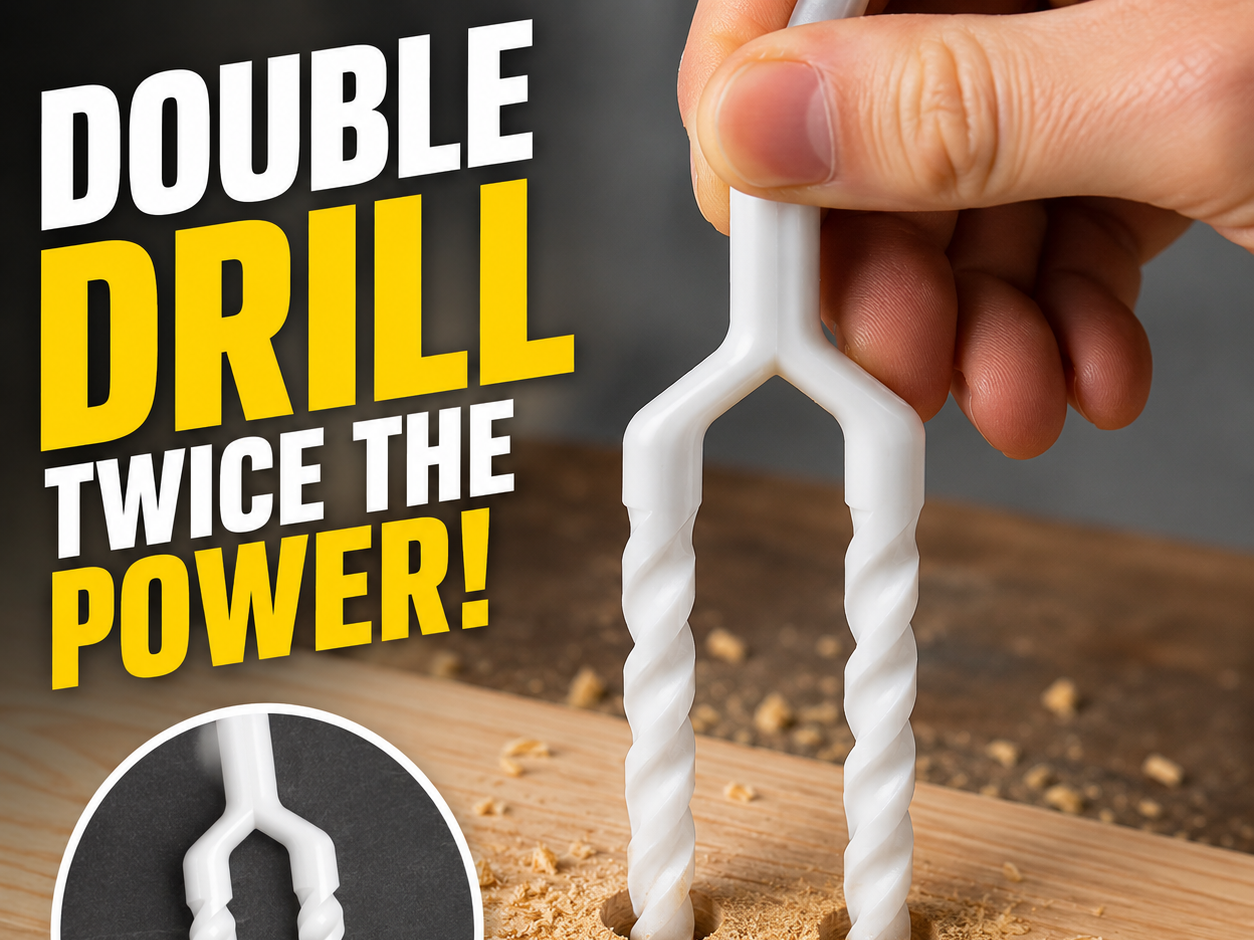 Double Drill – Drill Two Holes at Once!