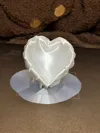 Upright Print - Super High Quality Version - Beautiful Silk Heart Jewelry Box 100x100x38mm