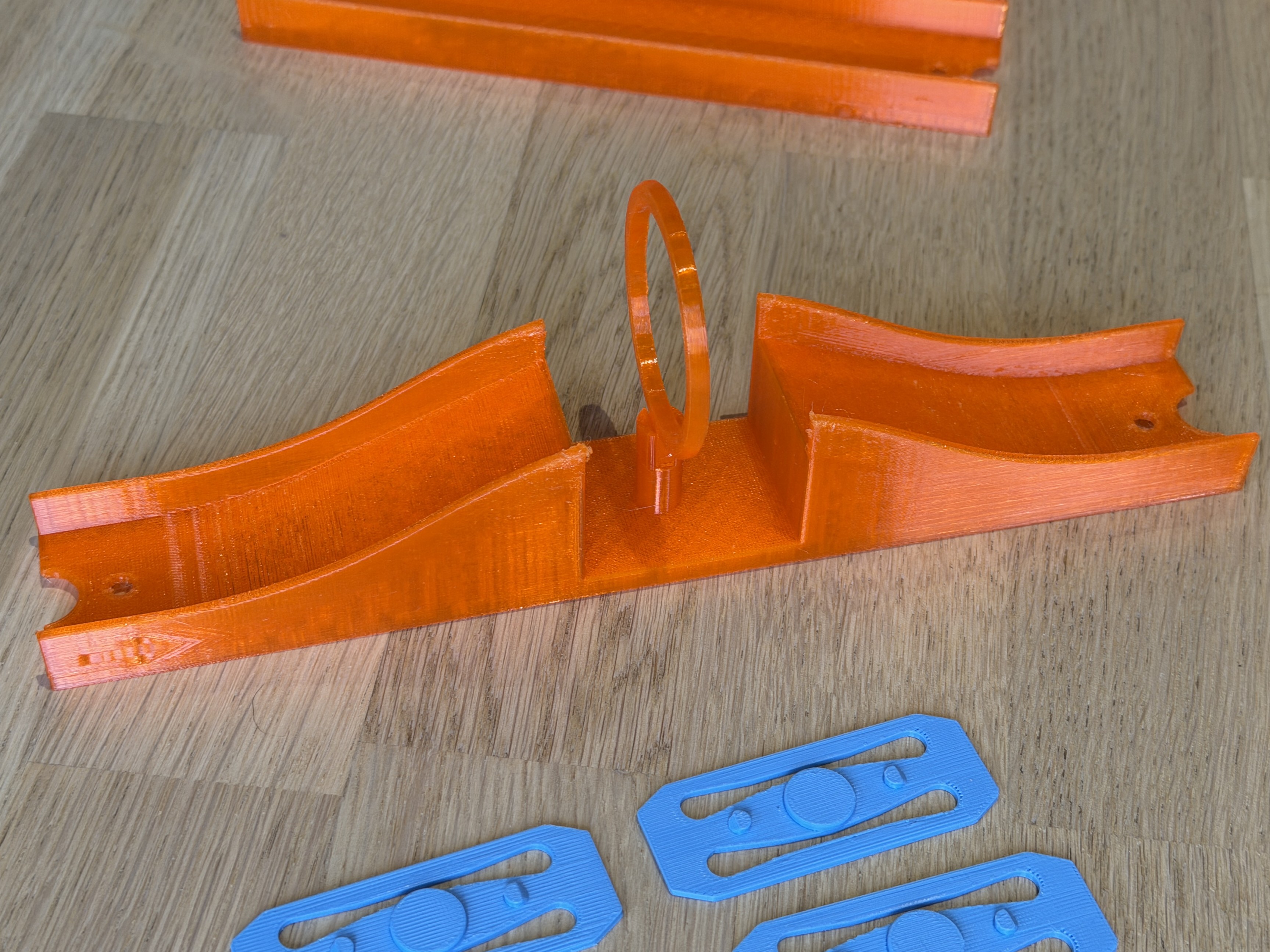 Miniatura 4 do modelo 3D Modular Racing Track Set - 1:64 Scale Cars