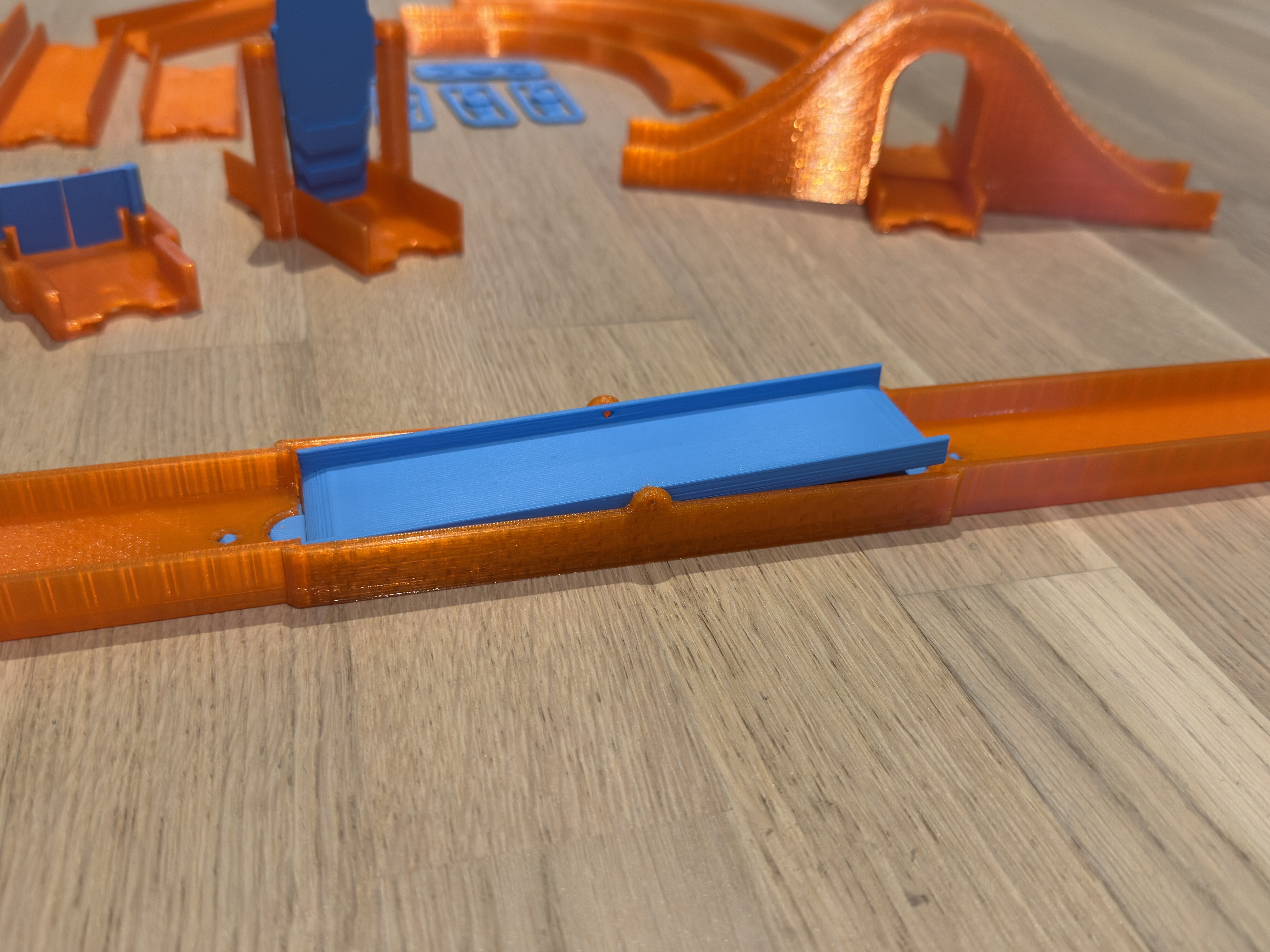 Miniatura 7 do modelo 3D Modular Racing Track Set - 1:64 Scale Cars