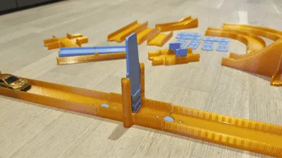 Modular Racing Track Set - 1:64 Scale Cars view 4