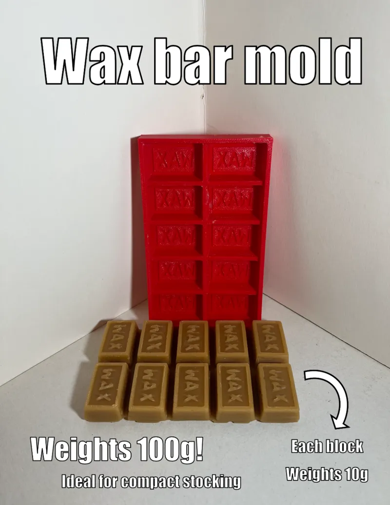 TPU Wax bar mold 