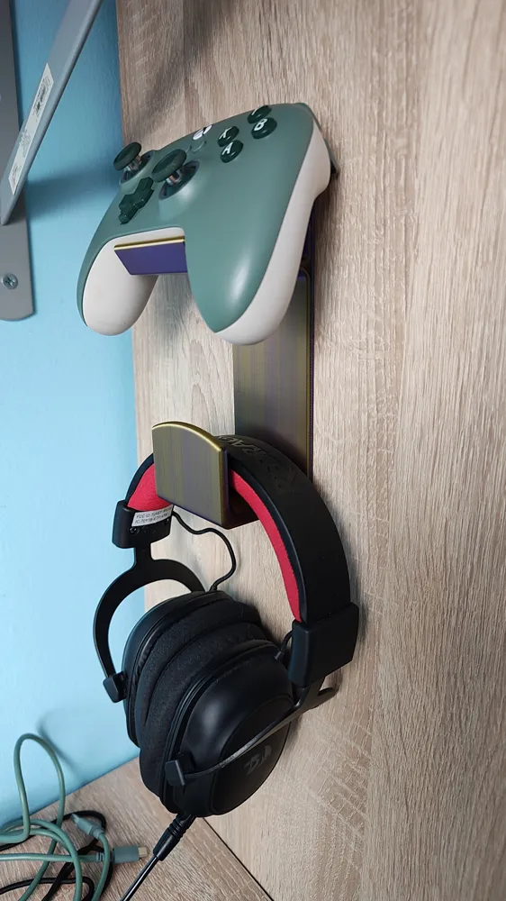 Xbox and headphones wall mount - Free 3D Print Model - MakerWorld