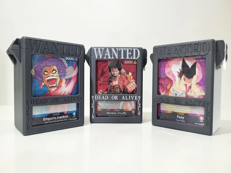 One Piece Card Game Leader Deck Box Rugged Secure