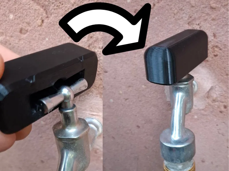 EASY Griff für Wasserhahn Garten ("Knebelgriff")