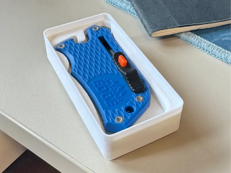 Gridfinity 2x1 Sidewinder Razor‑Blade Tool Holder!