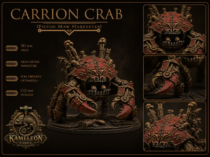 Carrion Crab (Piston Maw Harvester) (50mm)