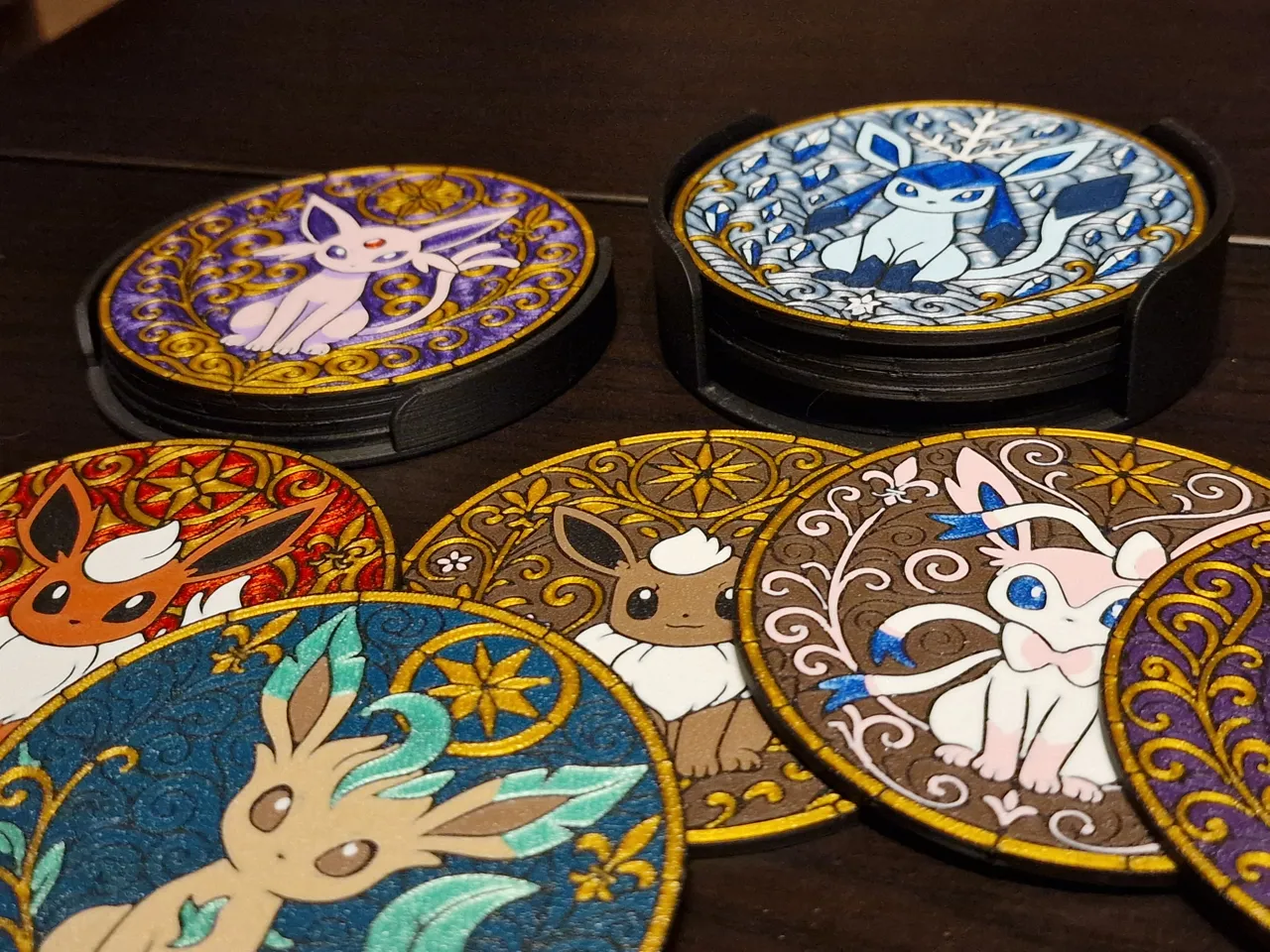 Eeveelution Complete Coaster set view 3