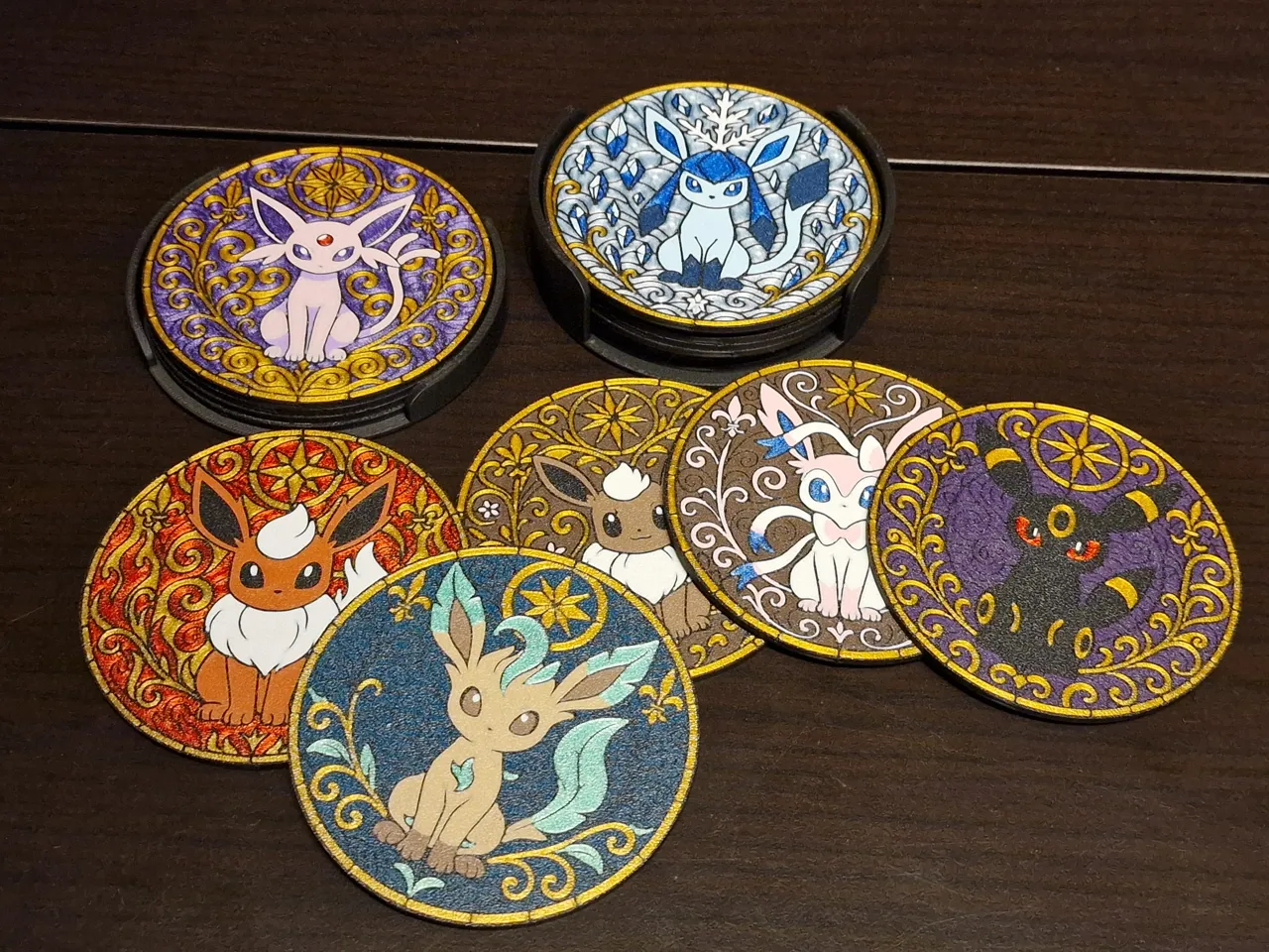 Eeveelution Complete Coaster set view 2