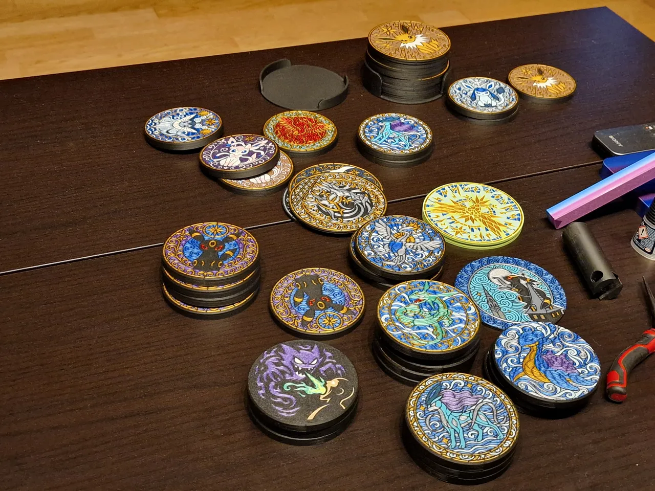 Eeveelution Complete Coaster set view 4