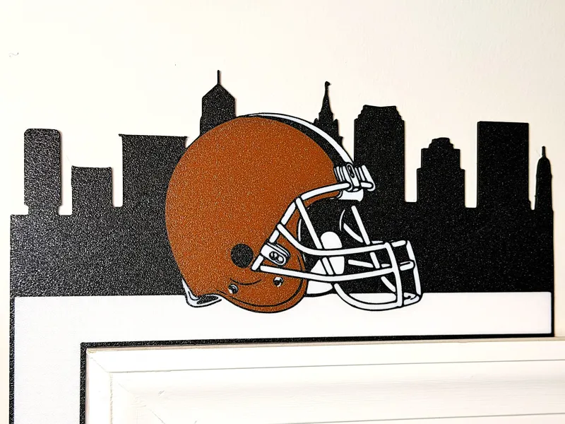 Browns-Inspired Door Corner