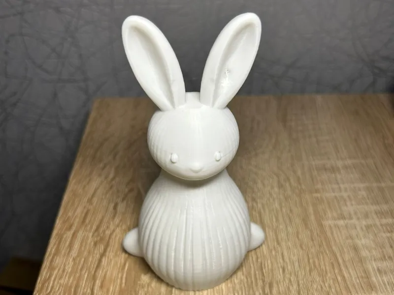 Minimalistische Hasenfigur
