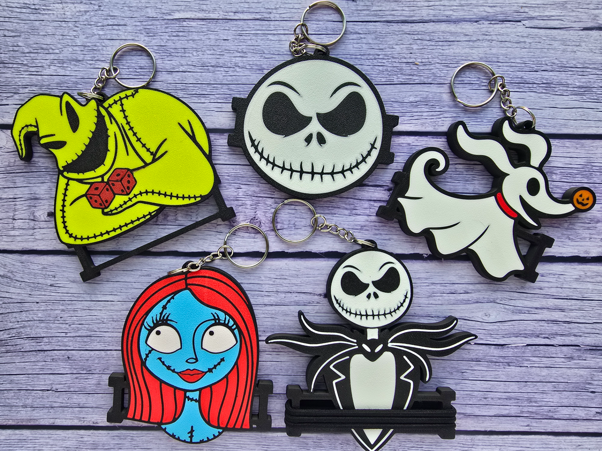 Nightmare Before Christmas (Hair Tie Holders) - 1