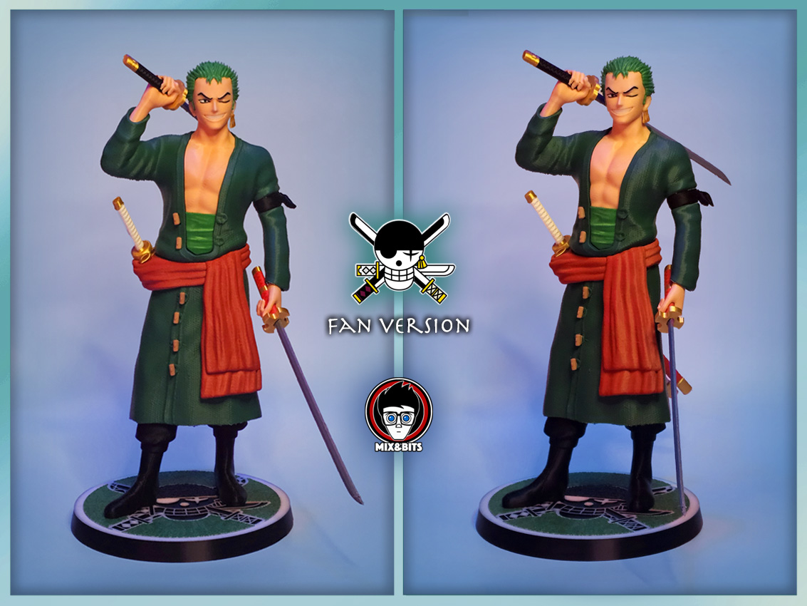 Thank you 22k! Zoro fanart! (35 cm- tallest part)