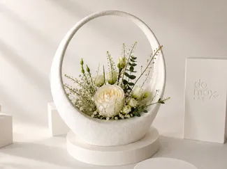 Ring Flower Vase - Minimalist Floral Holder