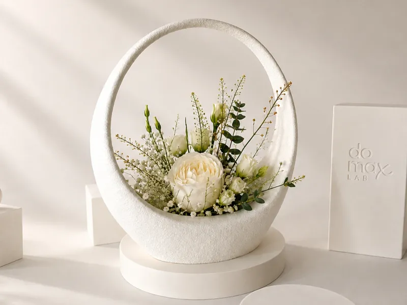 Ring Flower Vase - Minimalist Floral Holder