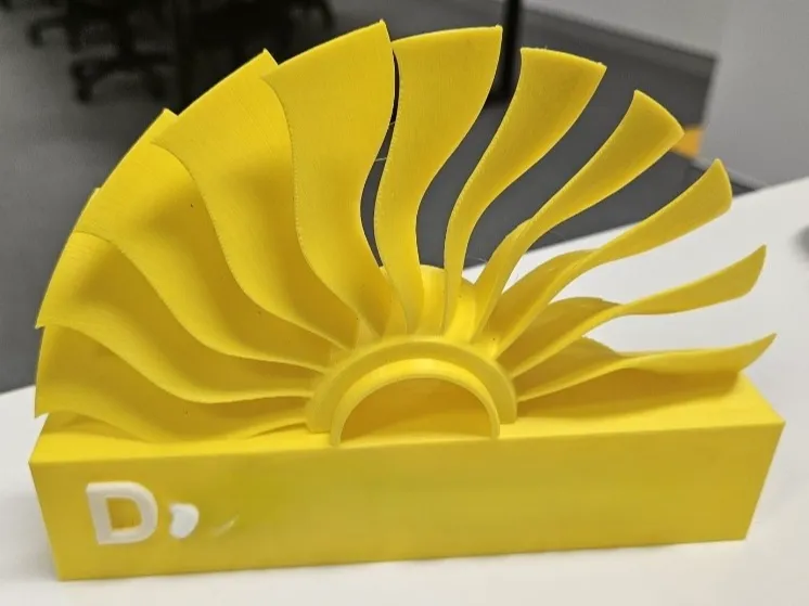 Office Desk Name Sign - Aviation Engine