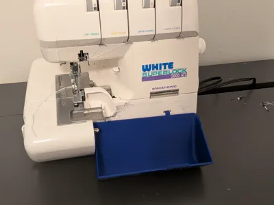 Serger Waste Tray - White Superlock 2000 ATS