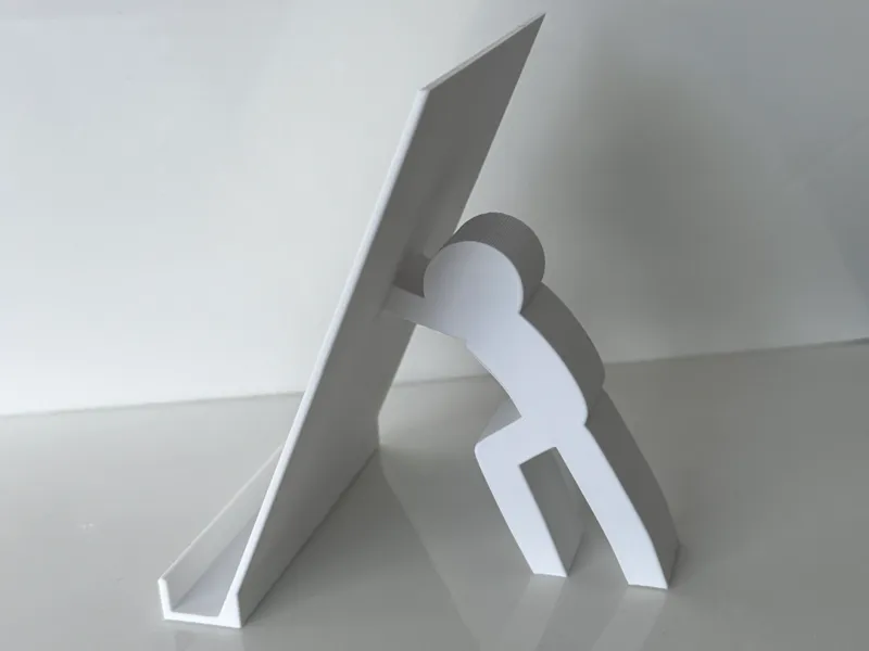 Phone holder/stand with motif