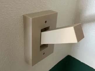 Lever light switch