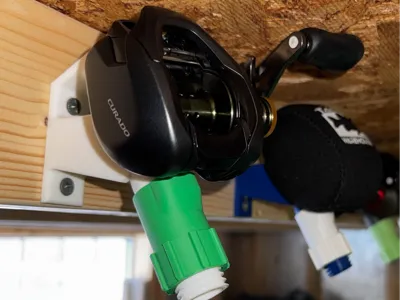 Fishing Reel Wall Mount