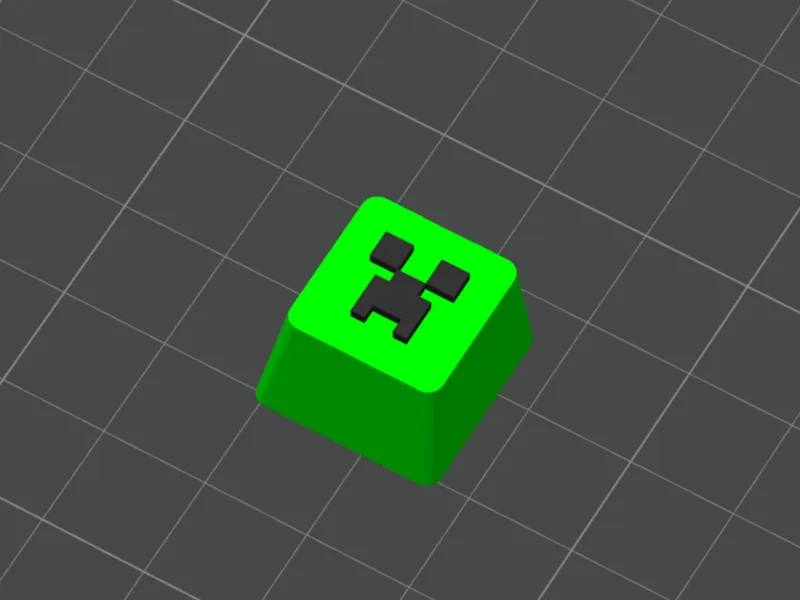 Keycap - Minecraft Creeper