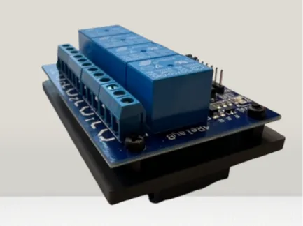 4 Relay module DIN mount (2 sizes)