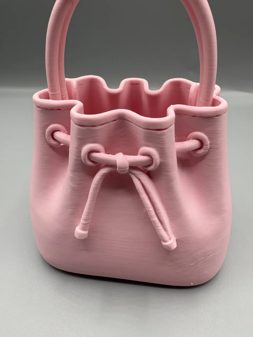 Sculptural Drawstring Makeup Brush Organizer view 2