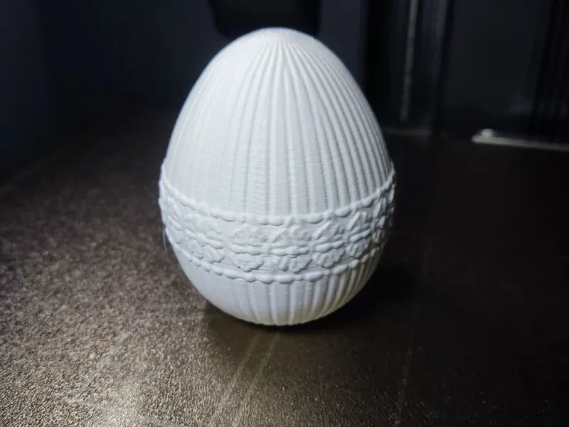 Ribbed Easter Egg