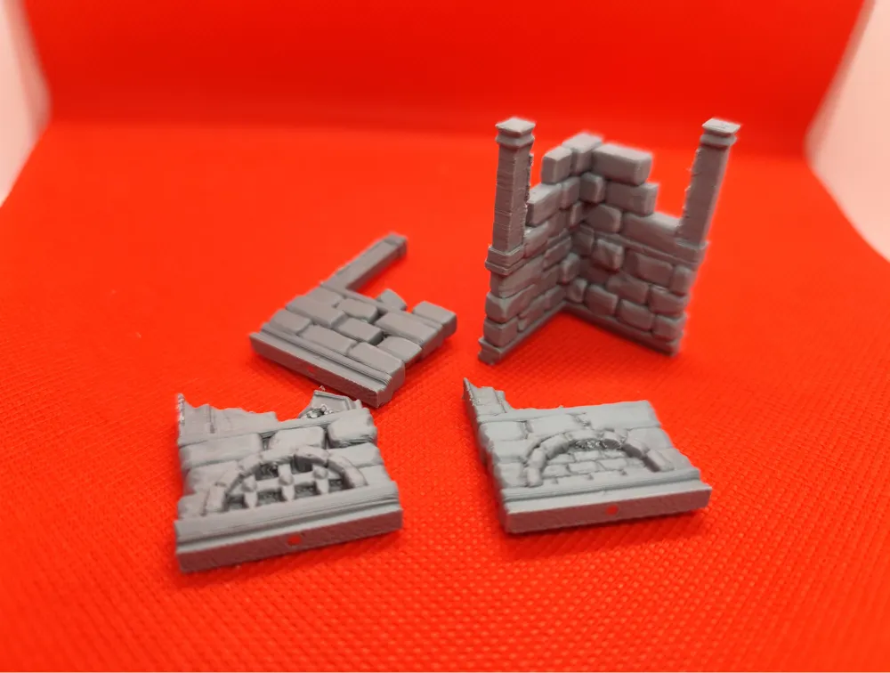 HQ Walls - Set 4 - Free 3D Print Model - MakerWorld