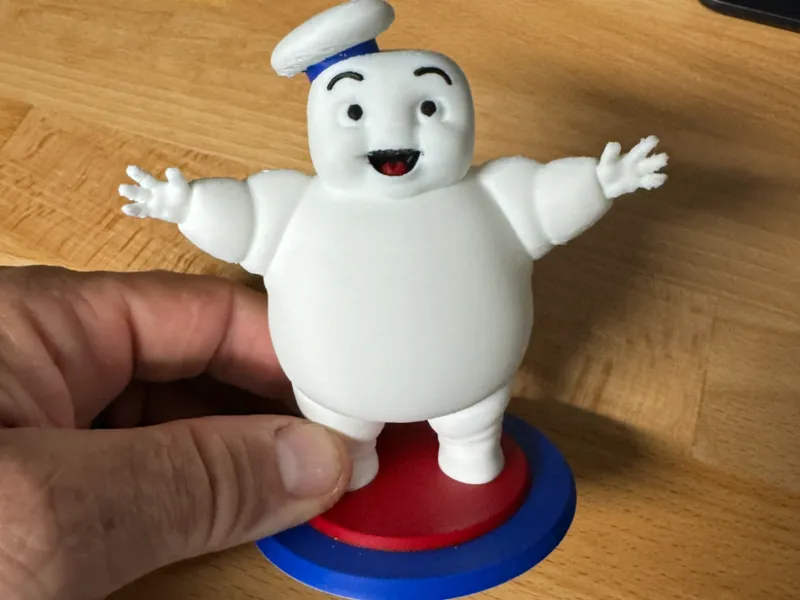 Mini Stay Puft Marshmallow Man-Happy