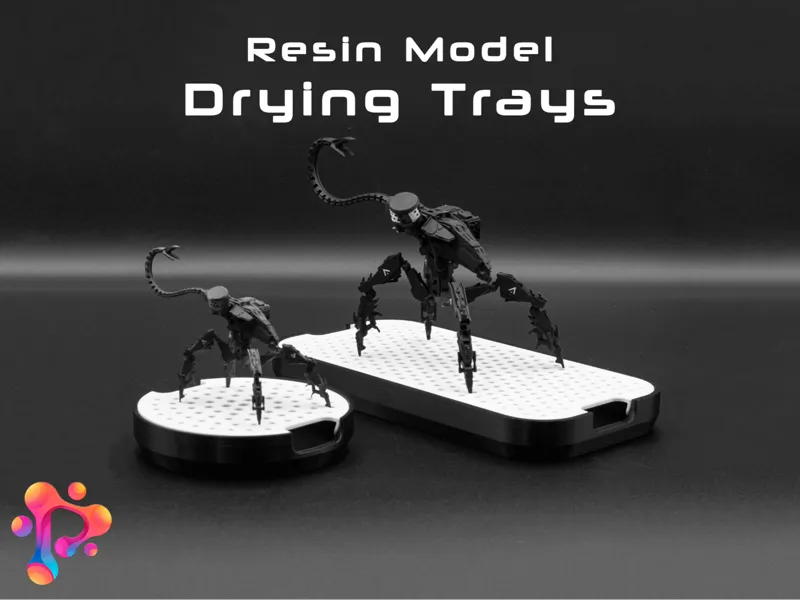 Resin Model Drying Tray by Polymeria