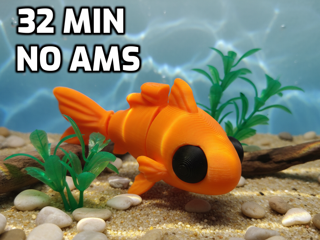 Mini Flexi Fish - Mini Articulated Fish – No AMS