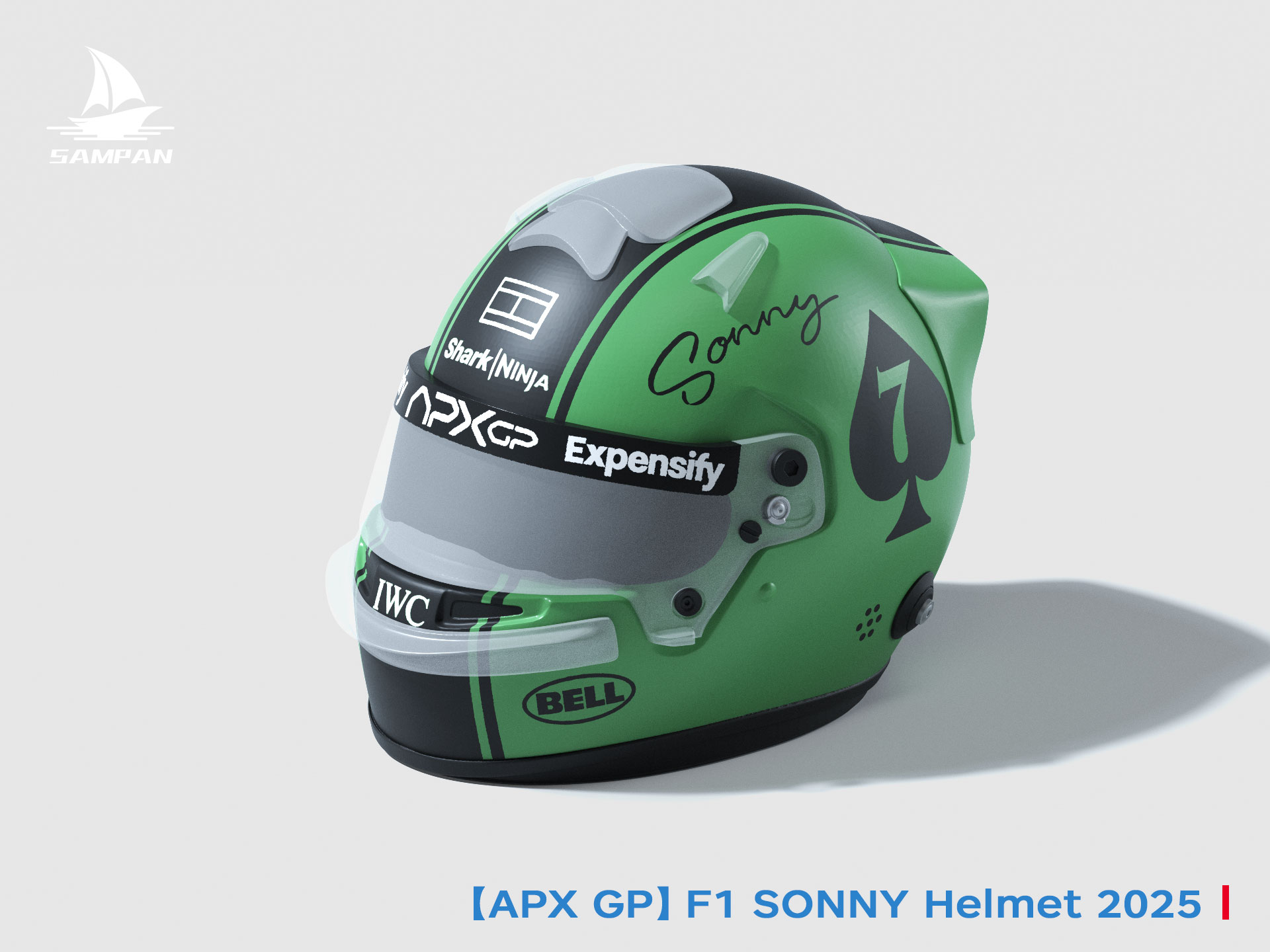 3Dプリント 【APXGP】《F1：激走レーシング》サニー・ヘイズ（ブラッド